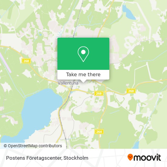 Postens Företagscenter map