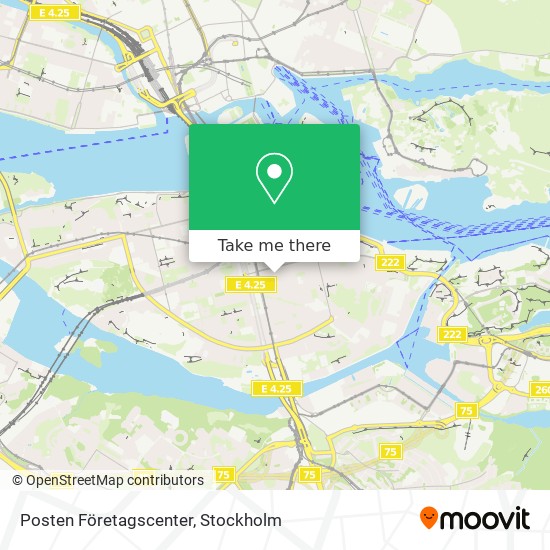 Posten Företagscenter map