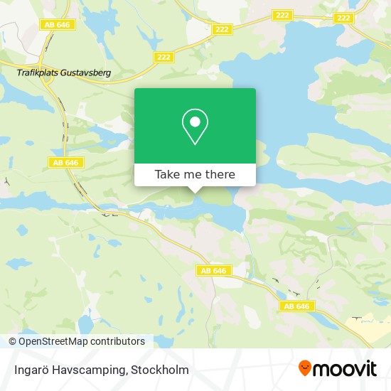 Ingarö Havscamping map