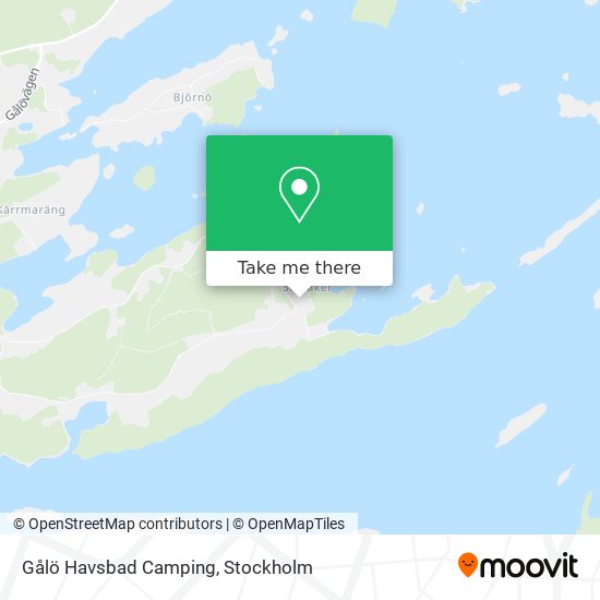 Gålö Havsbad Camping map