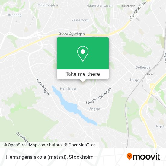 Herrängens skola (matsal) map