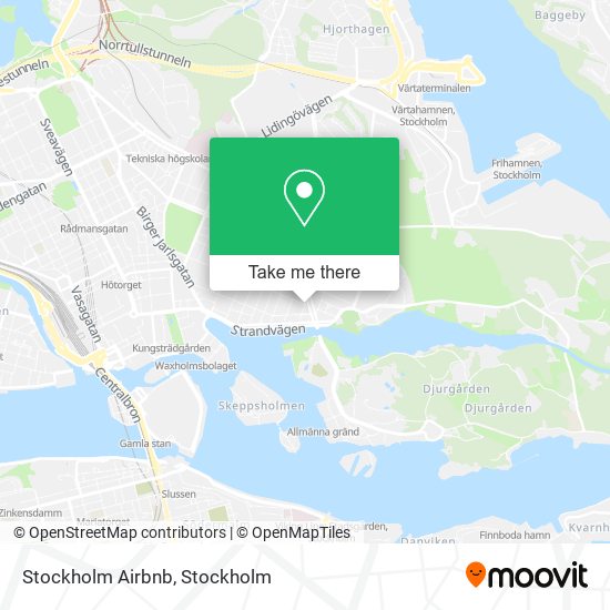 Stockholm Airbnb map