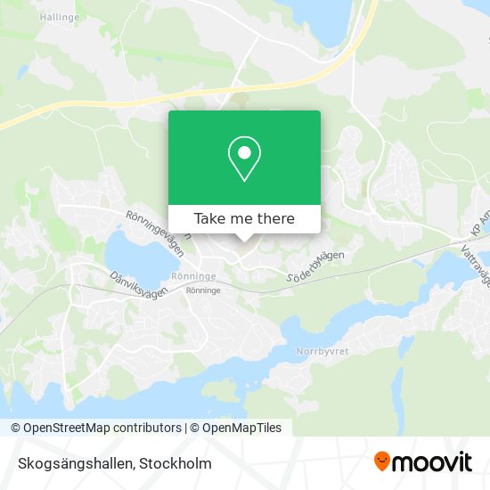 Skogsängshallen map