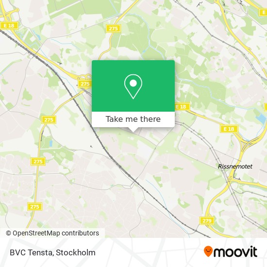 BVC Tensta map