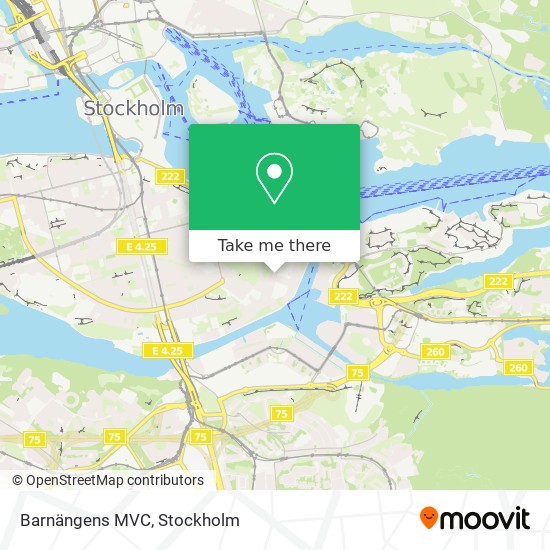 Barnängens MVC map