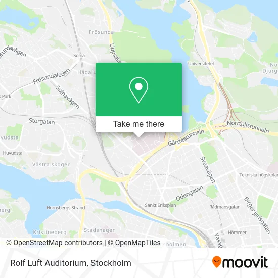 Rolf Luft Auditorium map