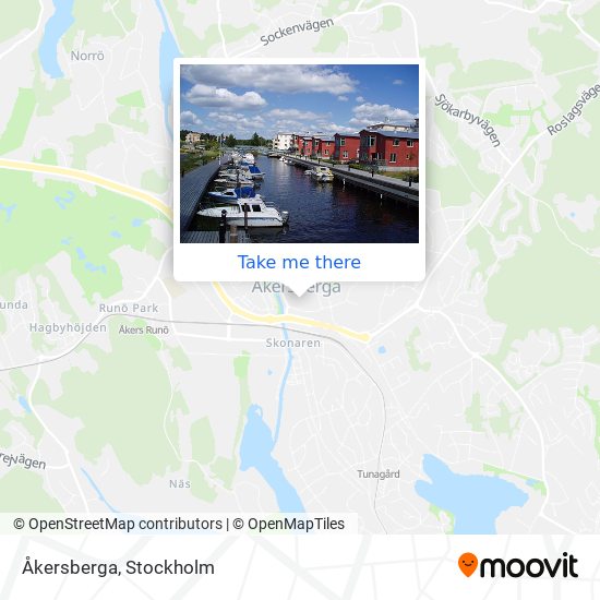 Åkersberga map