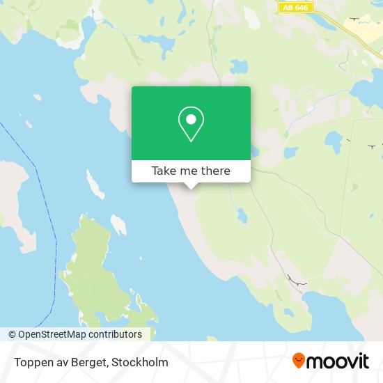 Toppen av Berget map