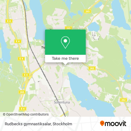 Rudbecks gymnastiksalar map