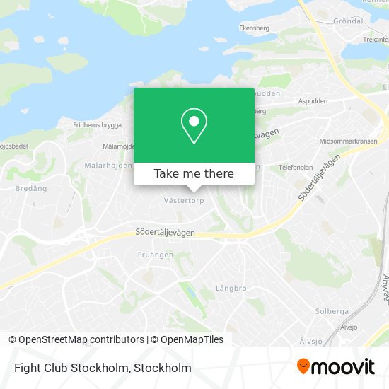 Fight Club Stockholm map