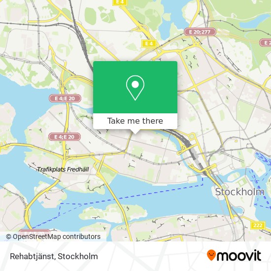 Rehabtjänst map