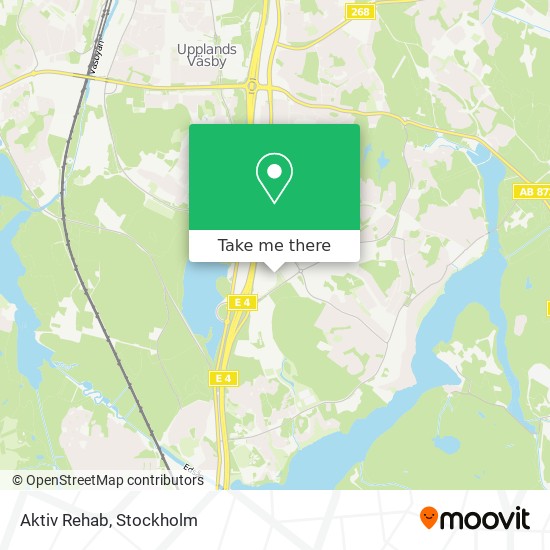 Aktiv Rehab map