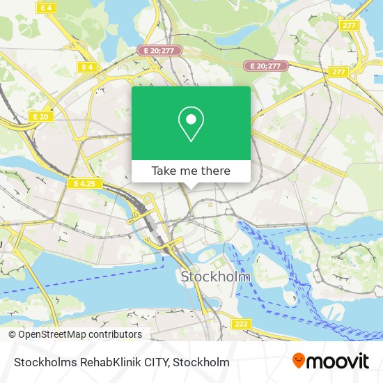 Stockholms RehabKlinik CITY map