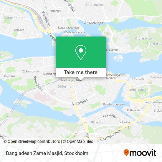 Bangladesh Zame Masjid map