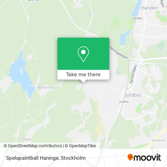 Spelapaintball Haninge map