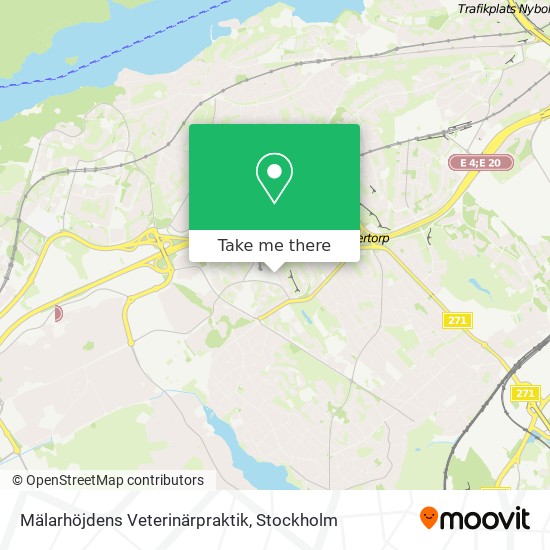 Mälarhöjdens Veterinärpraktik map