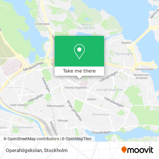 Operahögskolan map