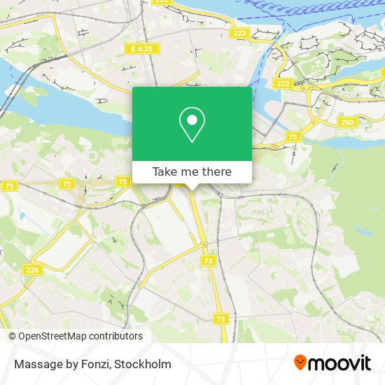 Massage by Fonzi map