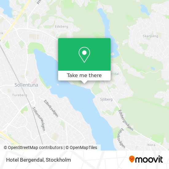 Hotel Bergendal map
