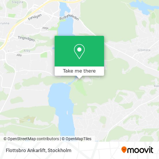 Flottsbro Ankarlift map