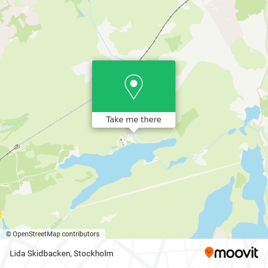 Lida Skidbacken map