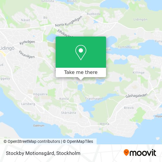 Stockby Motionsgård map