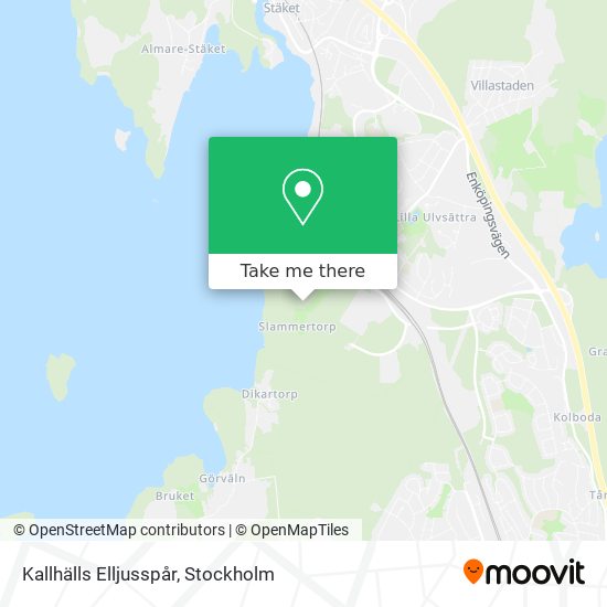 Kallhälls Elljusspår map