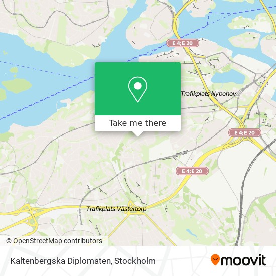 Kaltenbergska Diplomaten map