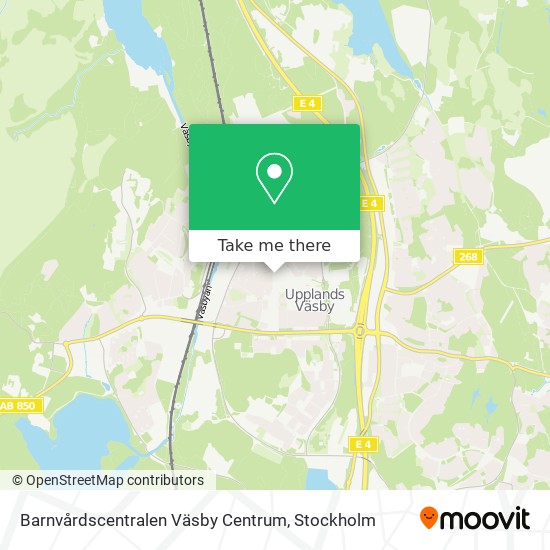 Barnvårdscentralen Väsby Centrum map