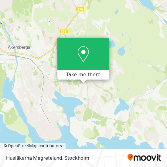Husläkarna Magretelund map
