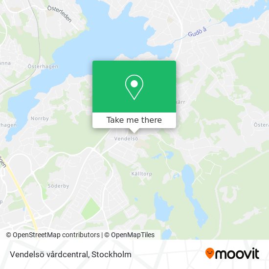 Vendelsö vårdcentral map