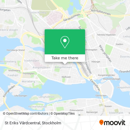 St Eriks Vårdcentral map