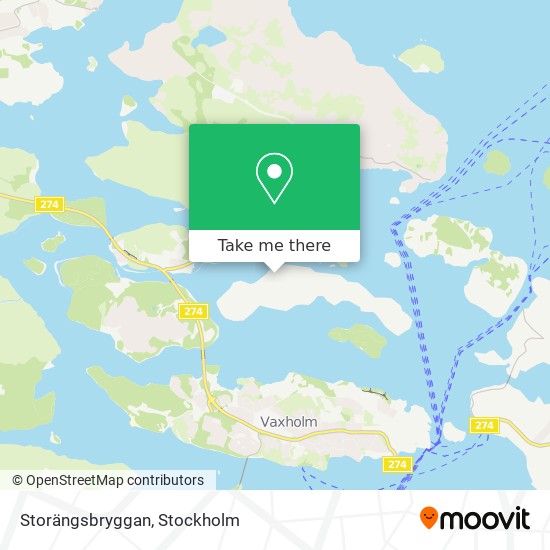 Storängsbryggan map