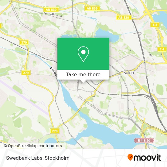 Swedbank Labs map