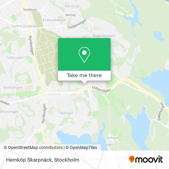 Hemköp Skarpnäck map