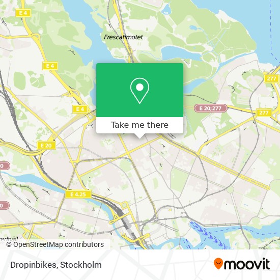 Dropinbikes map