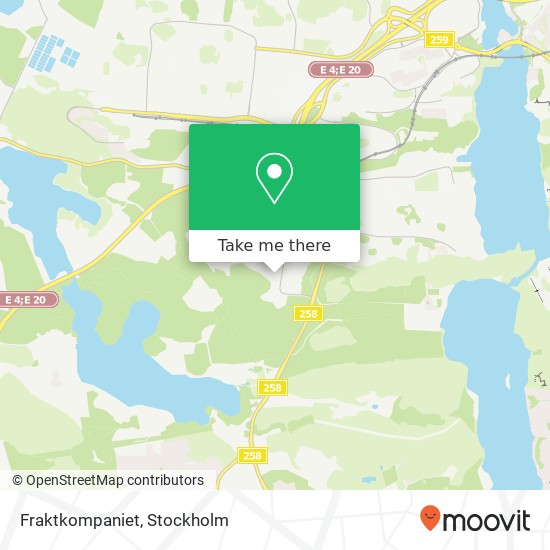 Fraktkompaniet map