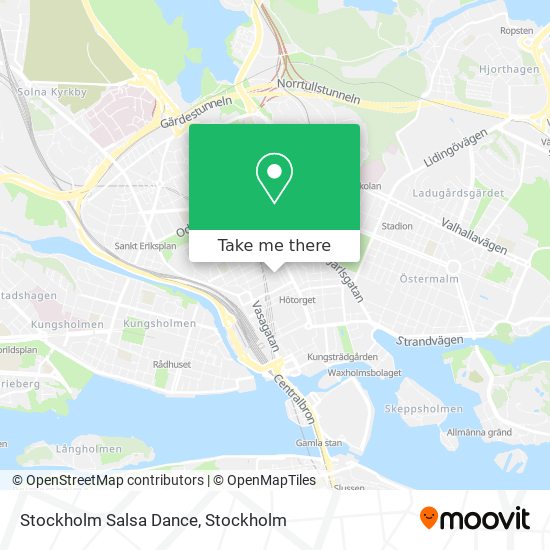 Stockholm Salsa Dance map