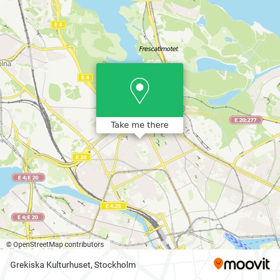 Grekiska Kulturhuset map