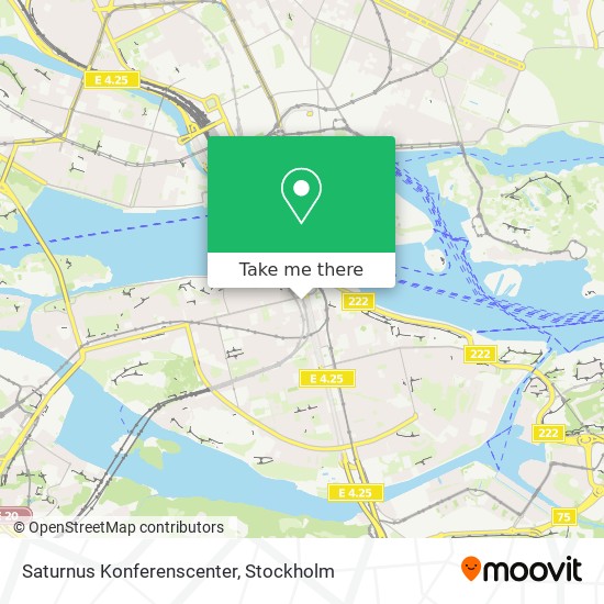 Saturnus Konferenscenter map