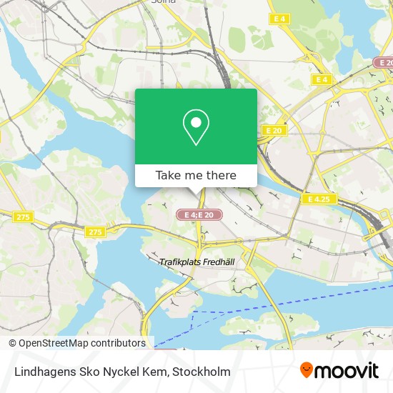 Lindhagens Sko Nyckel Kem map