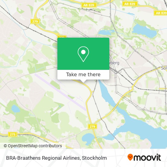 BRA-Braathens Regional Airlines map