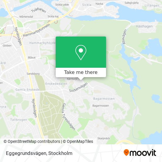 Eggegrundsvägen map