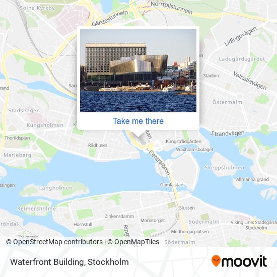 Waterfront Building map