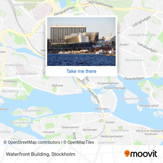 Waterfront Building map