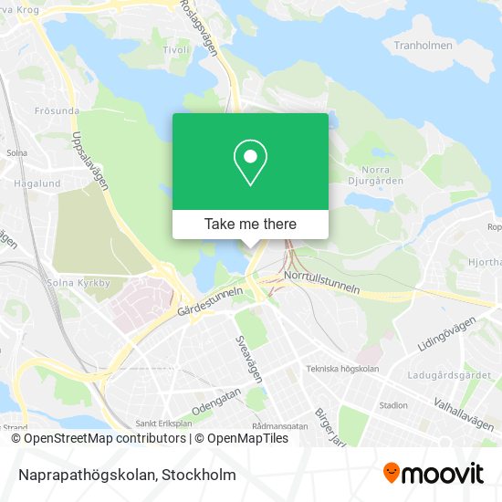 Naprapathögskolan map