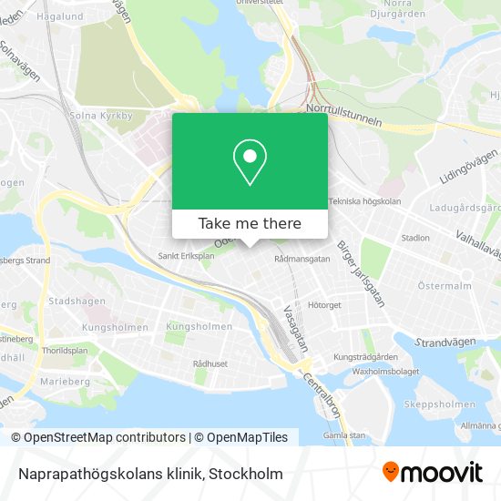 Naprapathögskolans klinik map