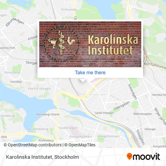 Karolinska Institutet map