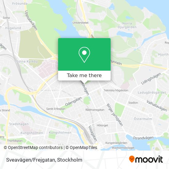 Sveavägen/Frejgatan map