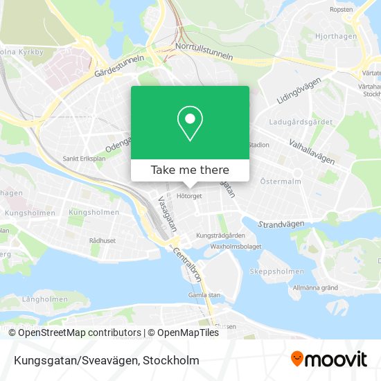 Kungsgatan/Sveavägen map
